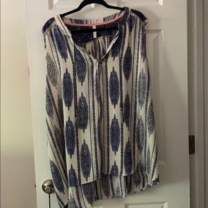 Xhilaration tank top with tassels